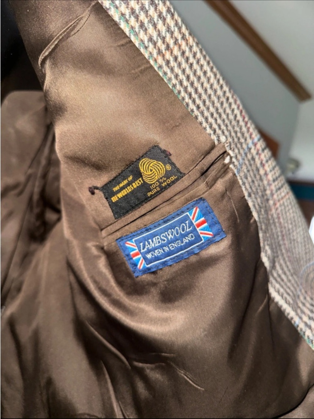 Men’s Brown Tweed Jacket -
